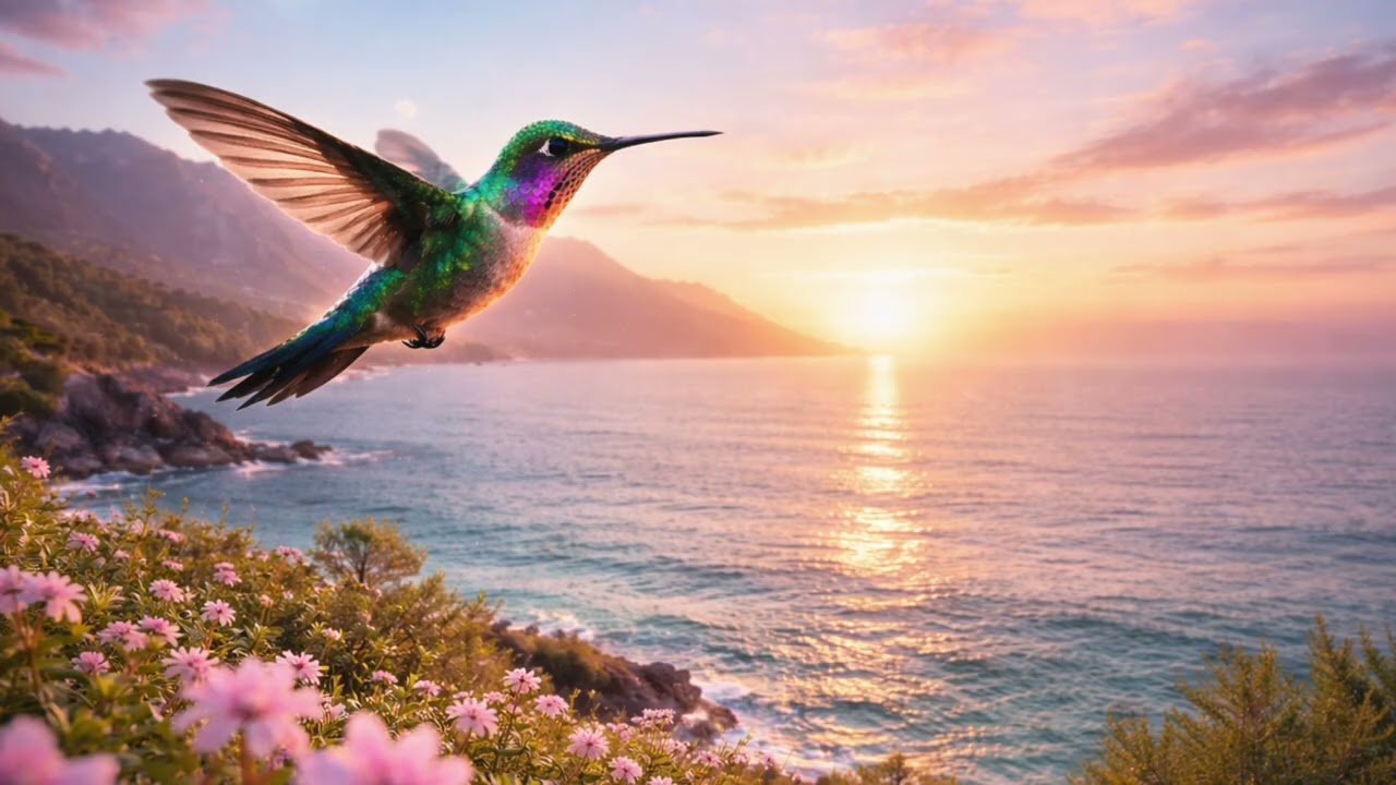 Tenerife Light — 15 Minute Island Ambient Journey | Relax & Breathe #hummingbirdjourney