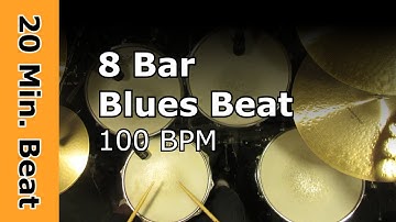 Eight Bar Blues Drum Loop 100 BPM