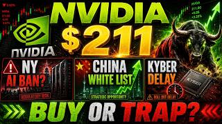 Nvidia at $211: A New York AI Data Center Ban, a China White List, and the Kyber Delay Wal