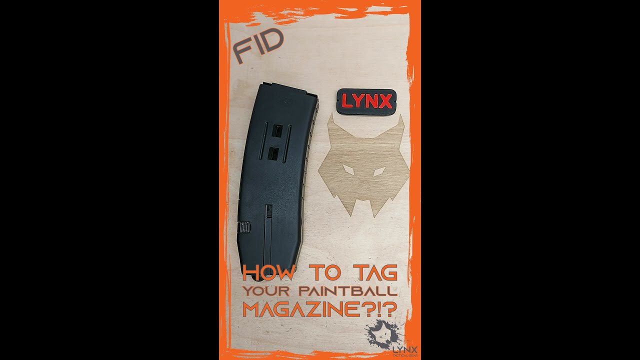 LMT  - Lynx Mag Tag for the Flint Instrument Designs "FiD" Paintball Magazine