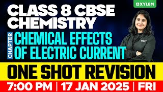 Class 8 CBSE Chemistry | Chapter: Chemical Effects of Electric Current | One Shot Revision | Xylem 8