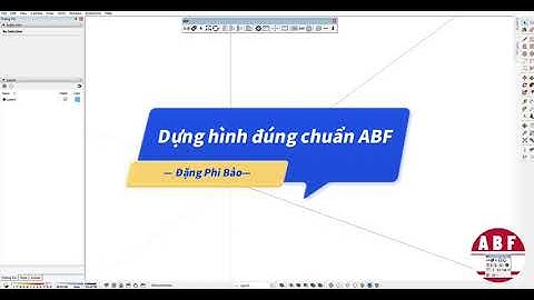 ABF Cơ Bản Bài 1: Vẽ 1 tấm đúng nguyên lý làm việc của ABF