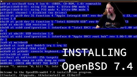 Installing OpenBSD 7.4 (Part 1)