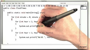 Clock Times - Intro to Java Programming
