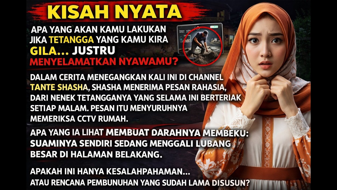 AKU KIRA NENEK TETANGGAKU SUDAH GILA | TERNYATA DIA MENYELAMATKANKU DARI SUAMIKU