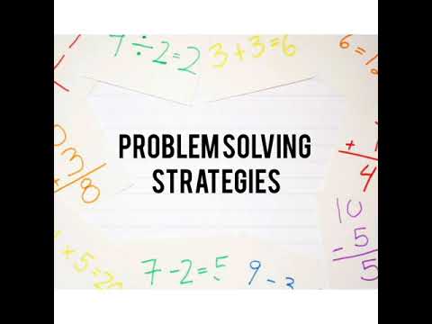 problem solving strategies