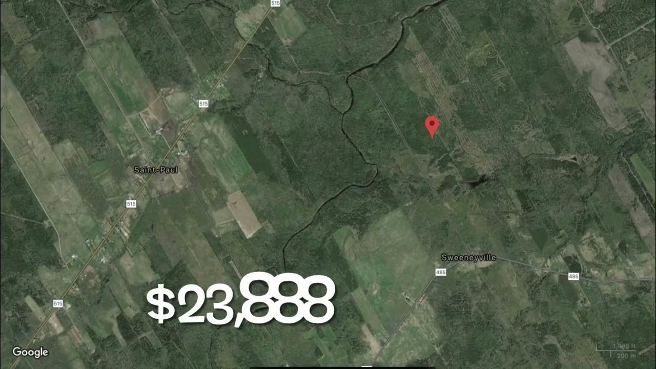 Tiny home off grid land for sale Saint Paul, NB, Canada 1.88 Acres