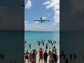 EXTREME AIRPLANE LANDING AT MAHO BEACH