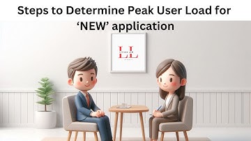How to determine Peak load for a New application #performancetesting #jmetertutorial #littleslaw
