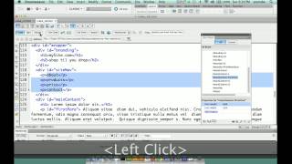 Learn to build, design post and complete your first (1st) webpage with Dreamweaver CS5.5 tutorials