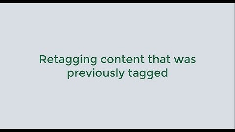 Retagging content that was previously tagged in Adobe PDF