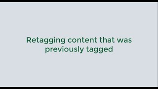 Retagging content that was previously tagged in Adobe PDF