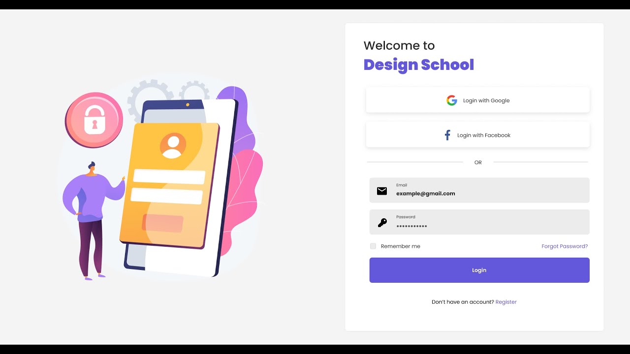 Login Desktop App UI - Flutter UI - Speed Code - YouTube