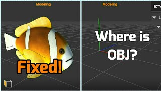 Prisma 3D OBJ import Failed Fix