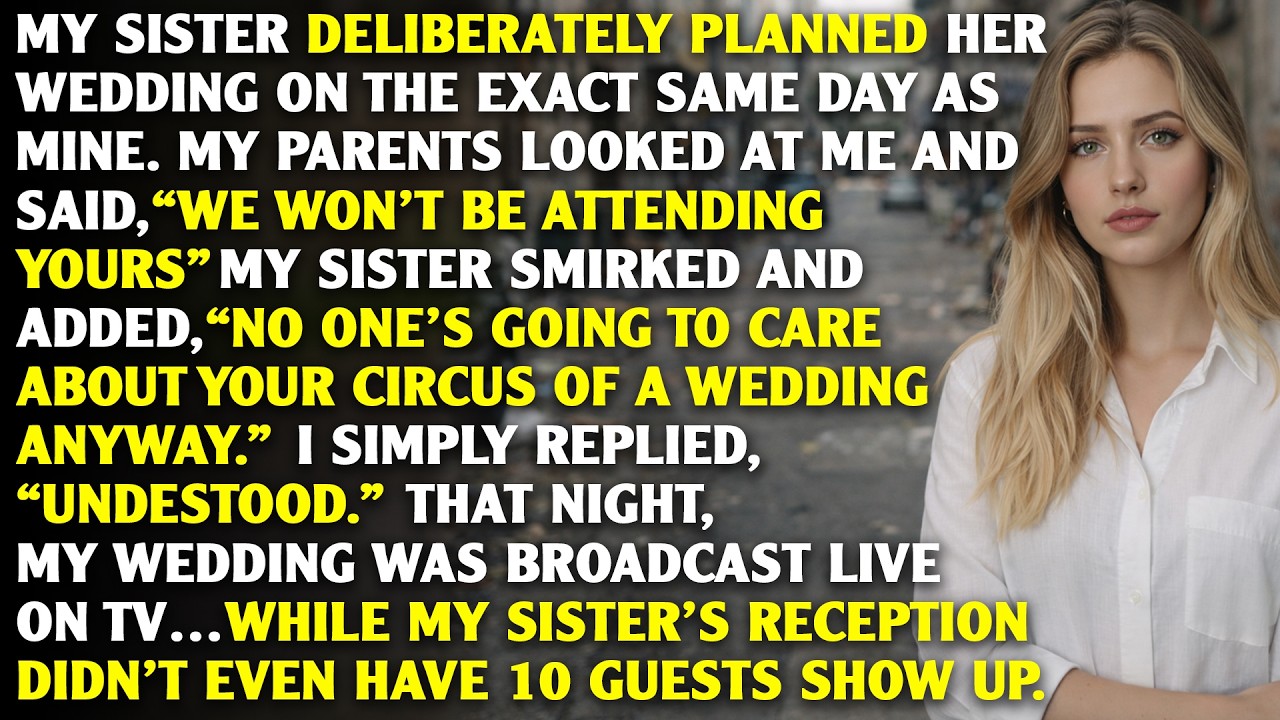 My Sister Deliberately Planned Her Wedding On The Same Day As Mine. My Parents…
