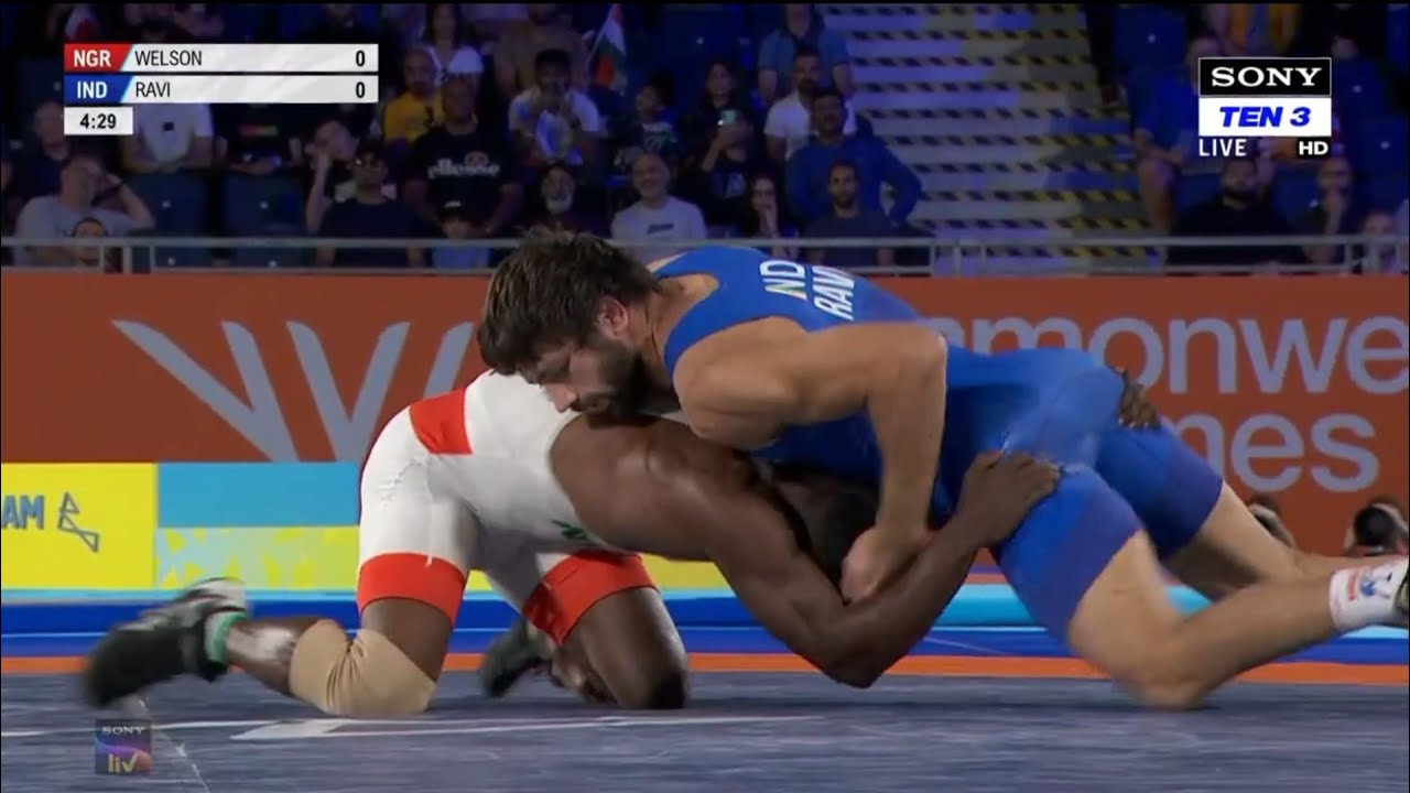 Ravi Dahiya win gold medal in commonwealth games 2022 | 