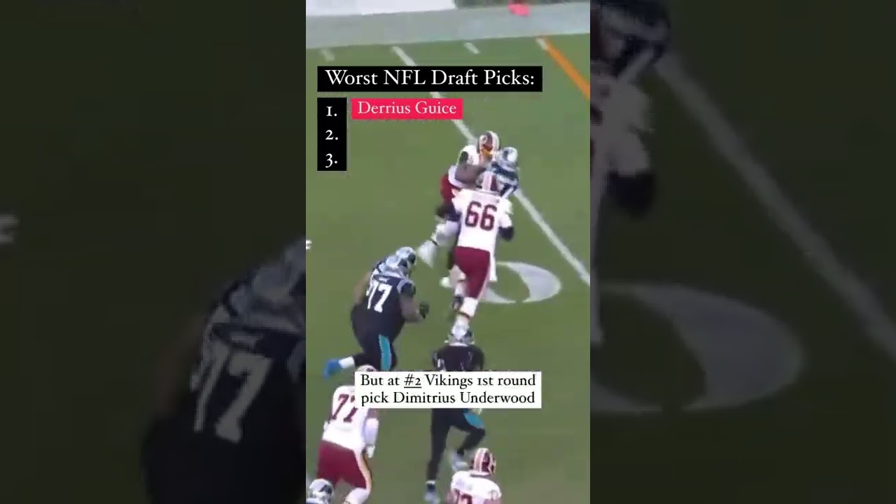 THE WORST 3 NFL DRAFT PICKS OF ALL TIME! shorts nfldraft Win Big Sports