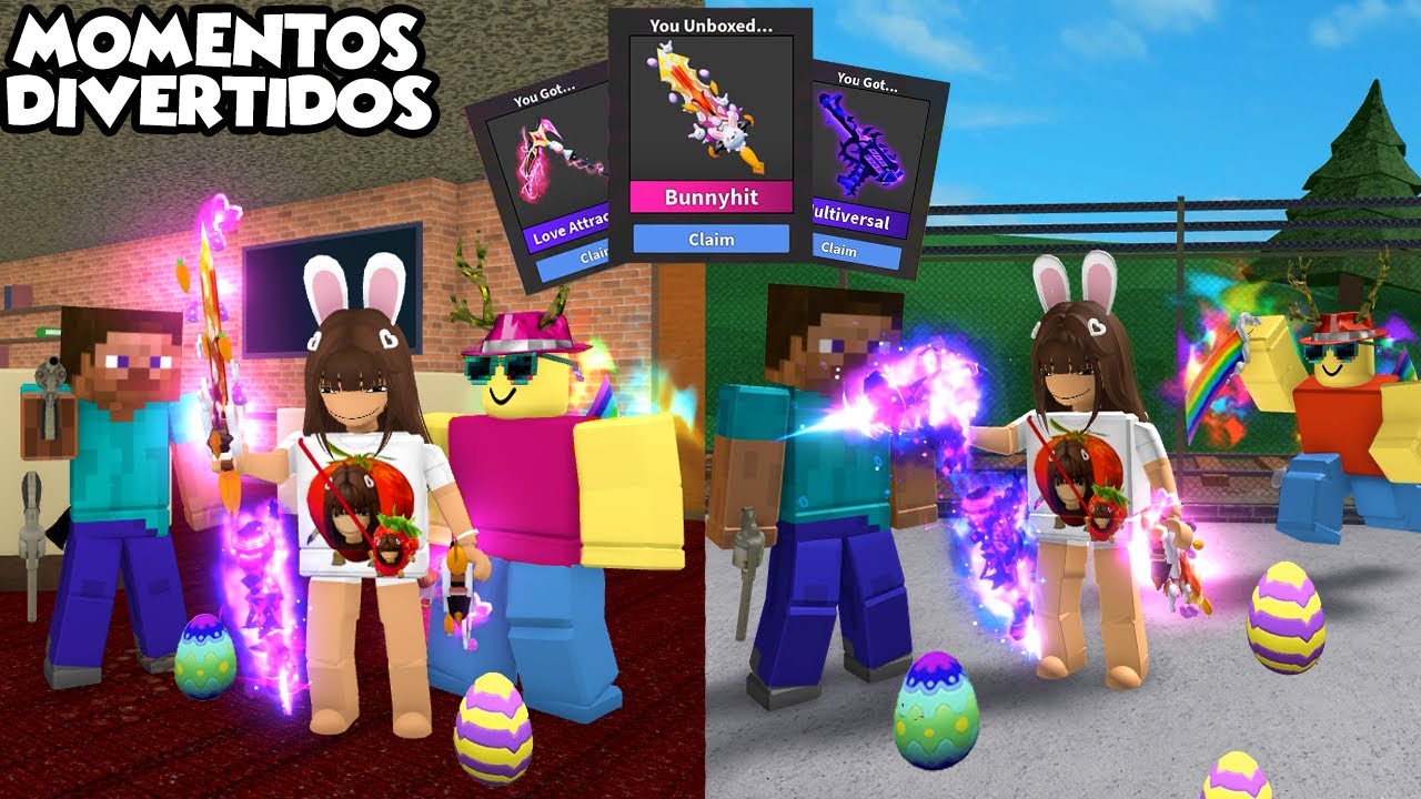 ACTUALIZACION Pascua en MURDER MISTERY Fake (MOMENTOS DIVERTIDOS) Roblox MM2