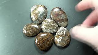 Bronzite Palmstones