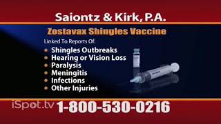 SAIONTZ & KIRK P.A TV COMMERCIAL ZOSTAVAX SHINGLES VACCINE ISPOT.TV