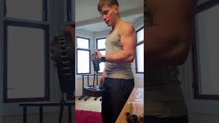 Week 5 of training forearms until they look like Popeye&#39;s #forearms #viral #workout #