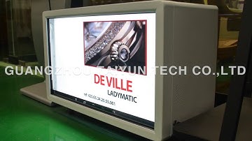 Transparent LCD screens in Retail