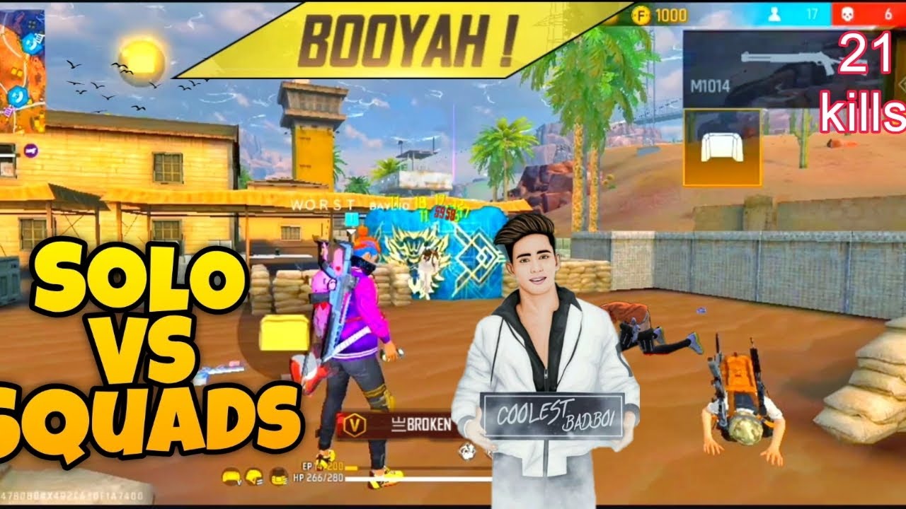 SOLO VS SQUAD || 21 KILLS || THE UNSTOPPABLE PLAYER || TWO AWM GAMEPLAY || FT. ANKUSH !!!!