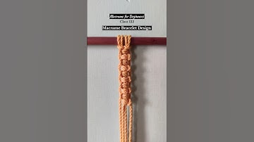 macrame for Beginners Class 133 #macramedesign #macramepattern #macrametutorial #macrameknots #diy
