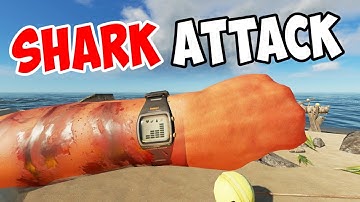 SHARK ATTACKED MY RAFT!! - Stranded Deep - S3E08 - Let