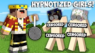 What IF HYPNOSIS ALL GIRLS in Minecraft ? HYPNOSIS GIRL !