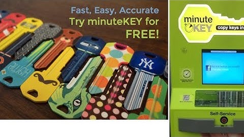 Copy a Key in 1 minute with minute key at Walmart stores #self_copy_keys #minute_key #walmart_servic