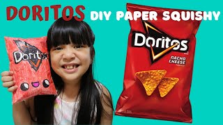 DORITOS PAPER SQUISHY | DIY PAPER SQUISHY | CHELSEY DIY INSPIRED