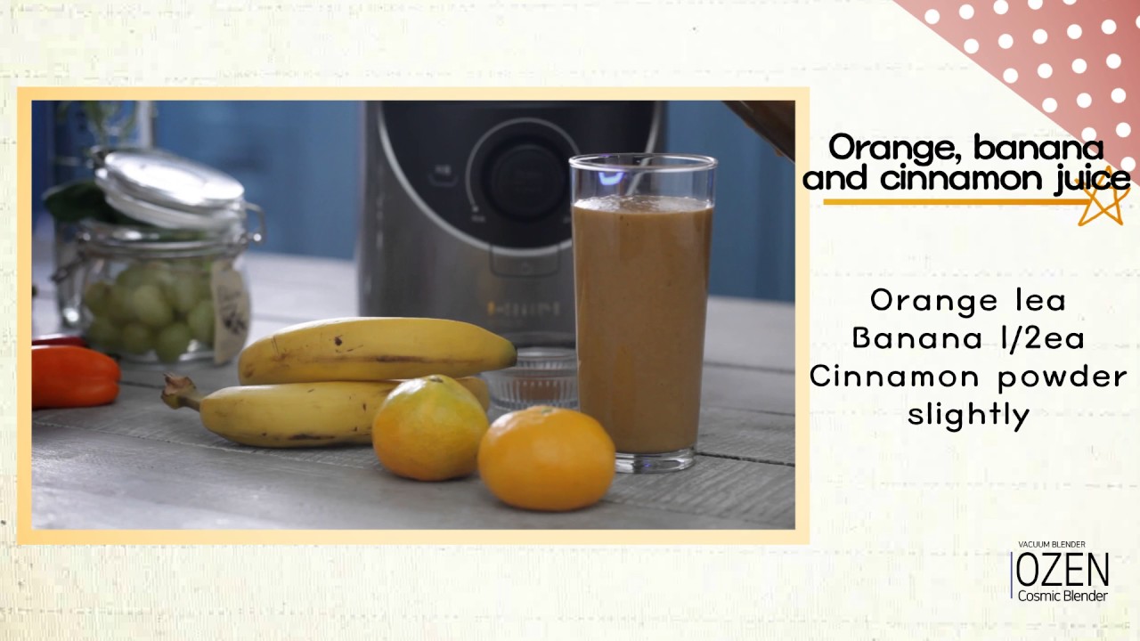4. Ozen Vacuum Blender Mixed Juice Recipe YouTube