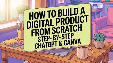 Use ChatGPT + Canva to Build a Digital Product From Scratch (Step-by-Step)