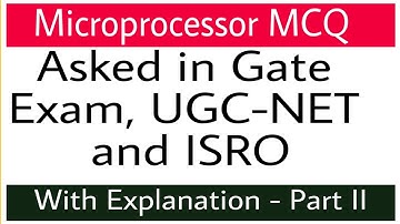 30 8085 Microprocessor Based Multiple Choice Questions and Answer - Part 2 - Asked in Gate/UGC