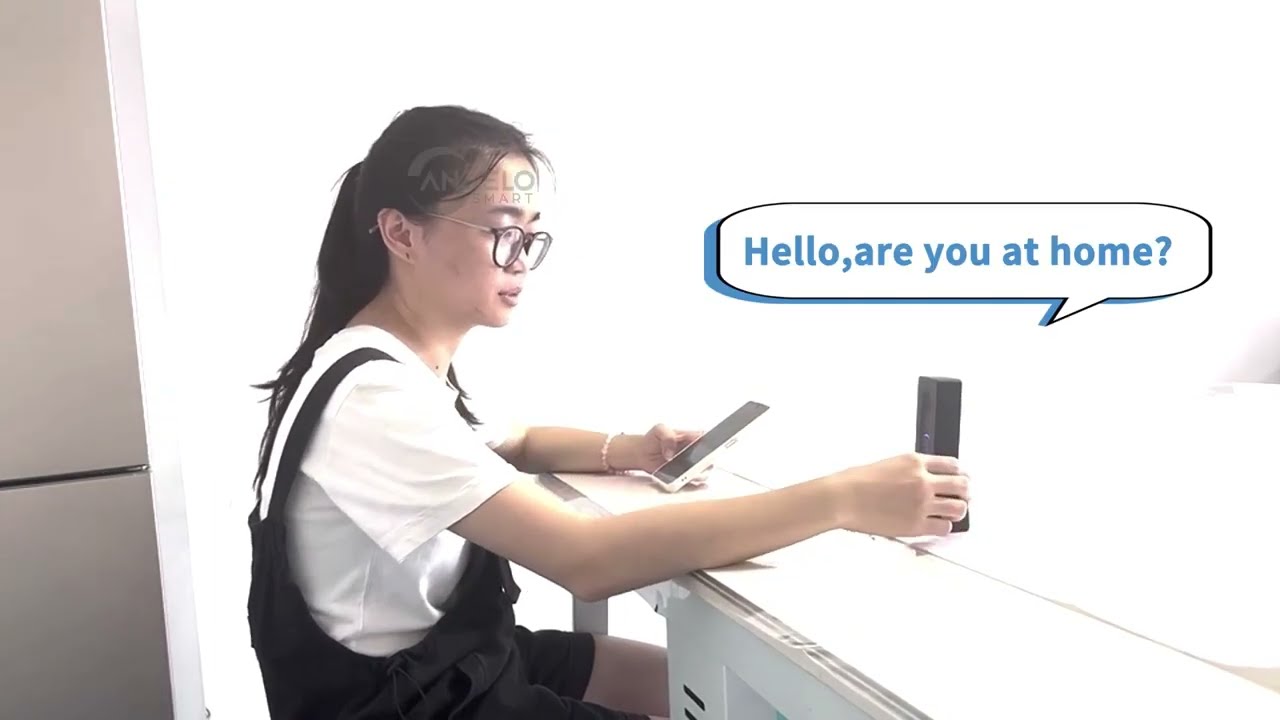 Wireless intercom doorbell, wiring-free two-way intercom, remote one-click unlocking