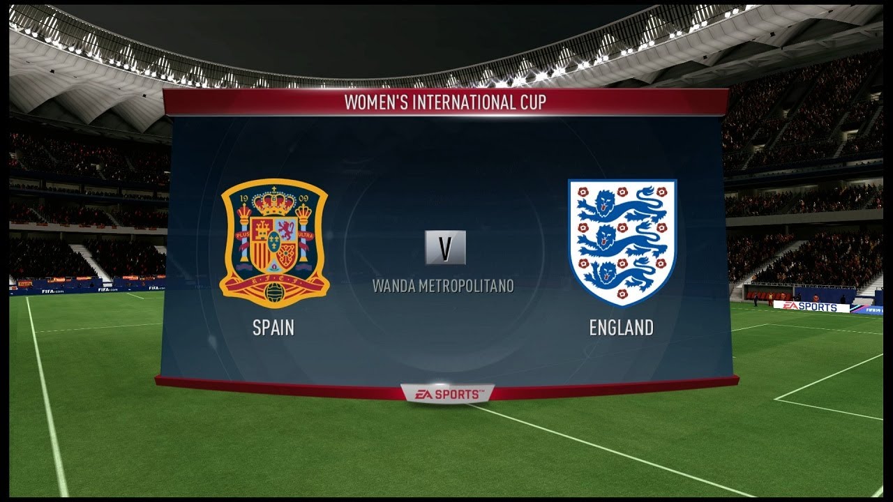 Women's International Cup /Spain vs England YouTube