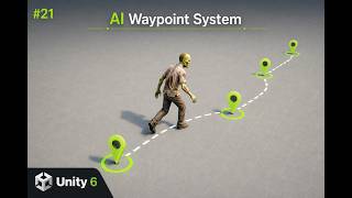 AI Waypoint System Tutorial in Unity 6 | Zombie Patrol AI #21 (Beginner 2026) #unity #coding