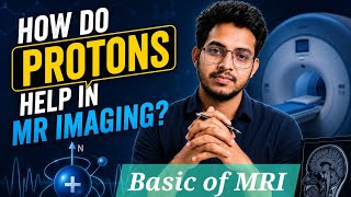 How do protons help in MR imaging in one shot ll MRI #ExpRadiology