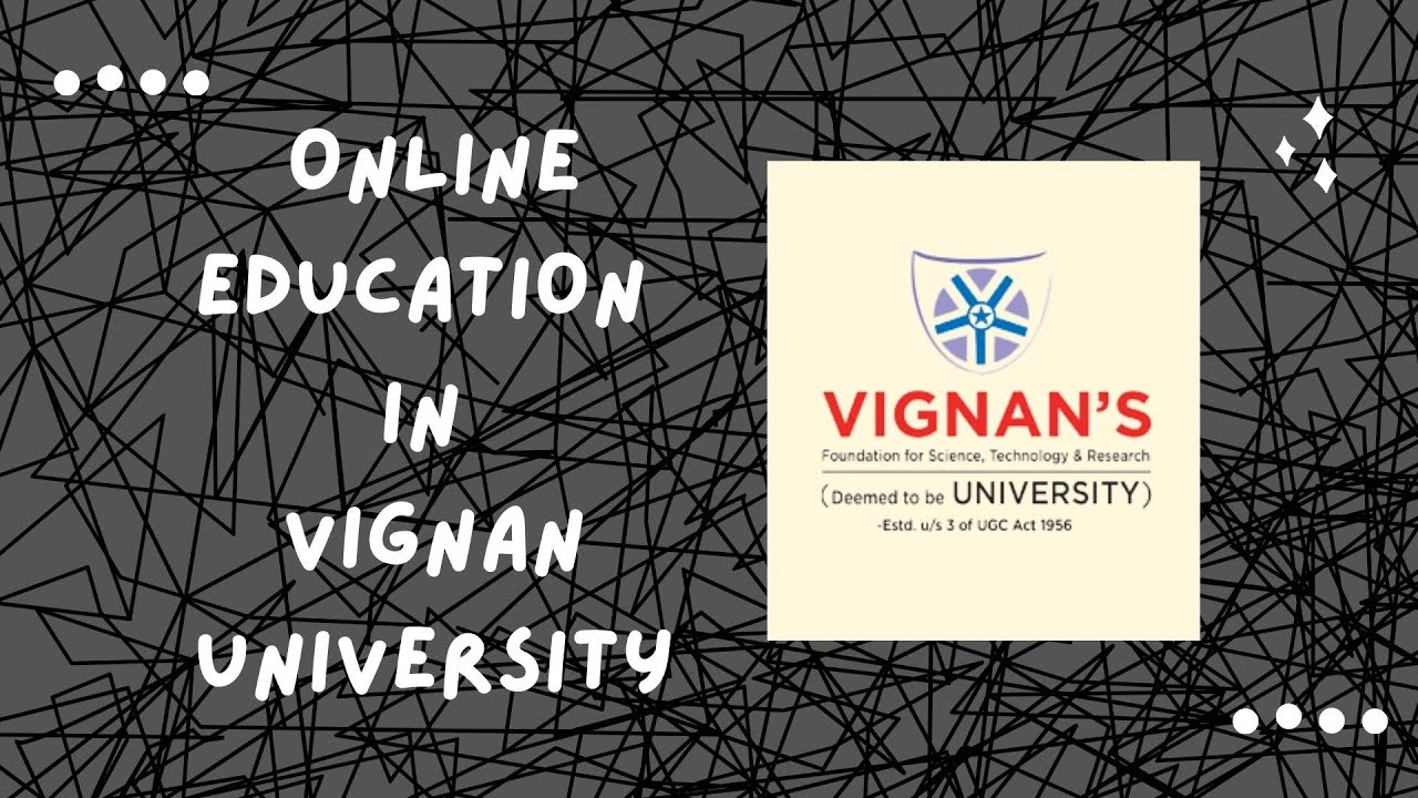 Vignan University Online Review || 