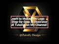 Luxury Hexagon Logo Design in Adobe Illustrator | Made with Shape Builder Tool |@Zainify Design
