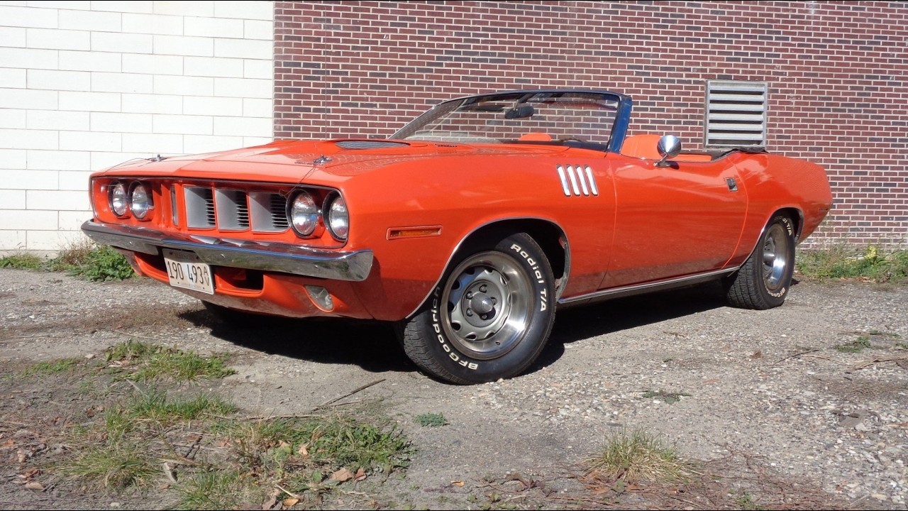 СЧАСТЛИВОГО ХЭЛЛОУИНА! Plymouth Cuda Convertible 383 1971 года, 4-скоростная версия. История моей...