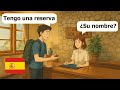 10 Short and Simple Spanish Dialogues in a Hotel (A1-A2) | Spanish conversations practice