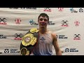 NACs Champion interview - Louie O'Doherty