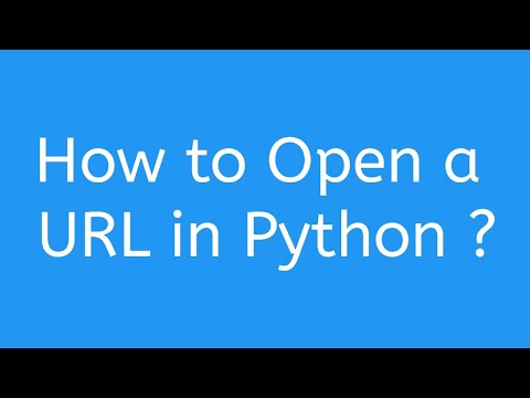 how to open a url in python | how to open a link in python | webbrowser module