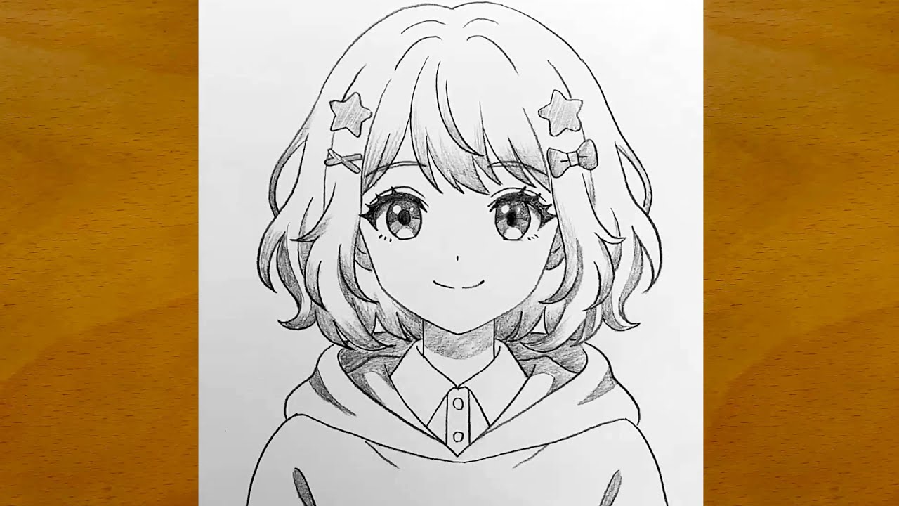 Beautiful Anime Girl Drawing Tutorial ✍️ | Easy & Relaxing