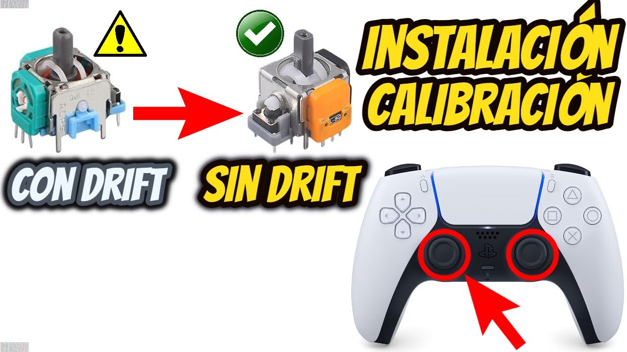 Instalación y Calibración Joystick Magnéticos // Mando PS5 con Drift