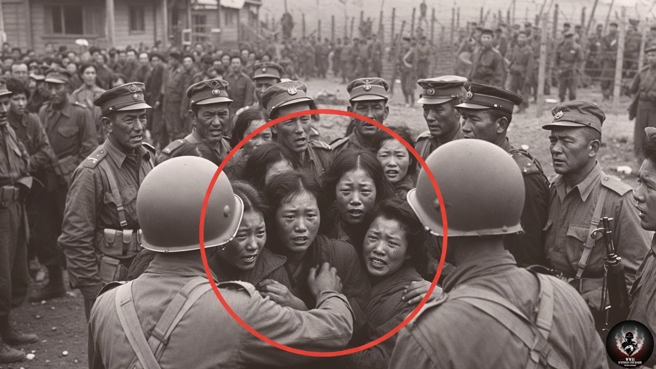 Japanese POW Women Burst Into Tears When U.S. Soldiers Protected Them From Their Own Officers!