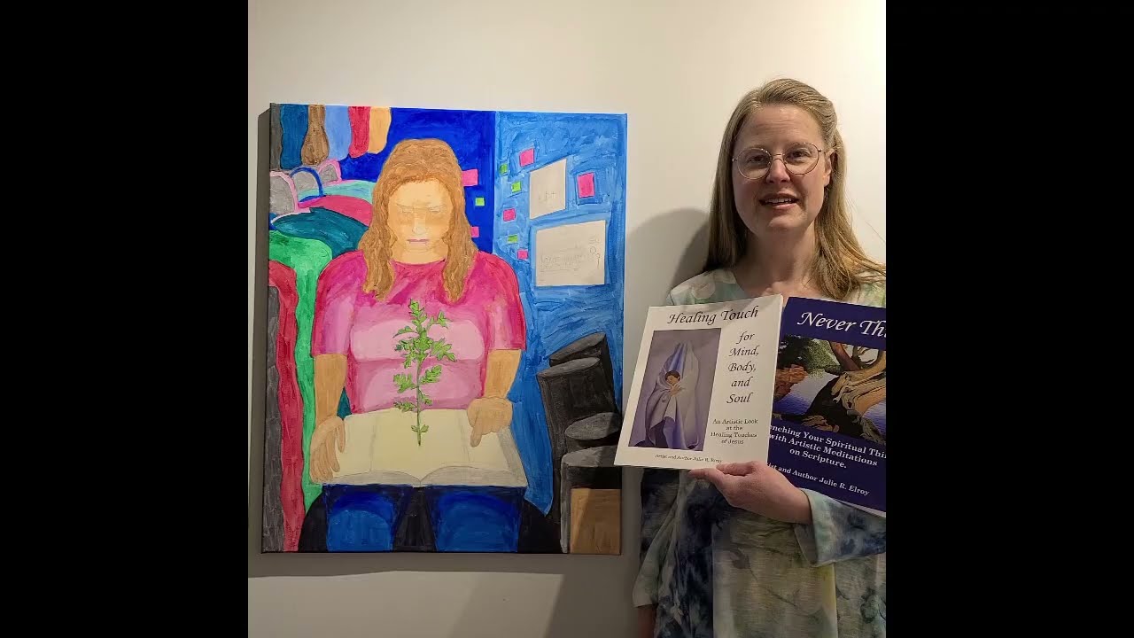 "Mama's Prayer Closet" Painting Series  by Julie R. Elroy Part Eight John 1:1- 5 SHORTS