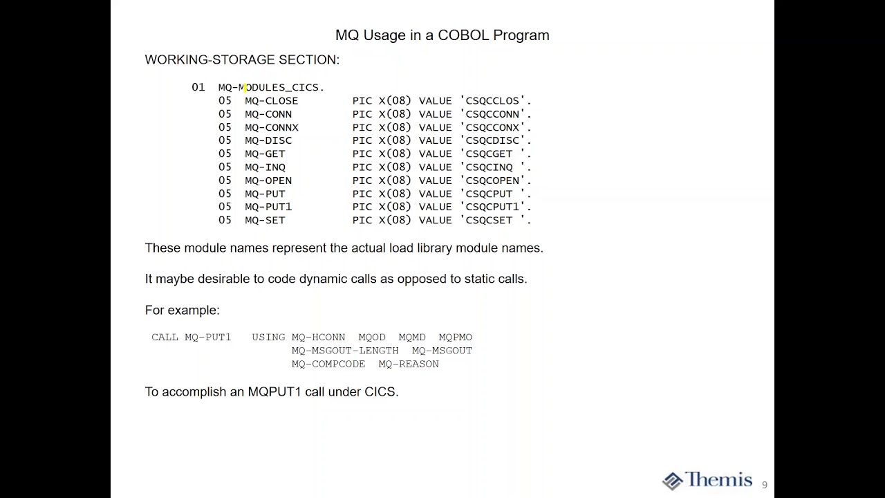 Cics Ts Mq Interface